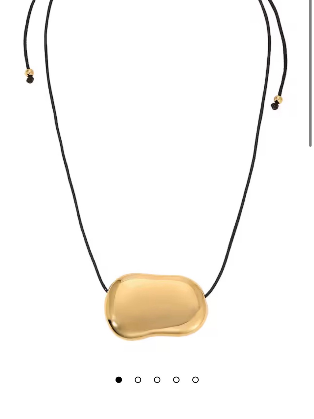 Julia Gold/Black Necklace